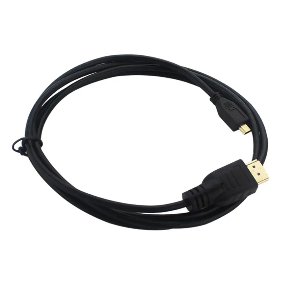 Черный Micro HDMI к кабель 1 5 м 4K для Raspberry Pi 4 Модель B адаптер|Кабели HDMI| |