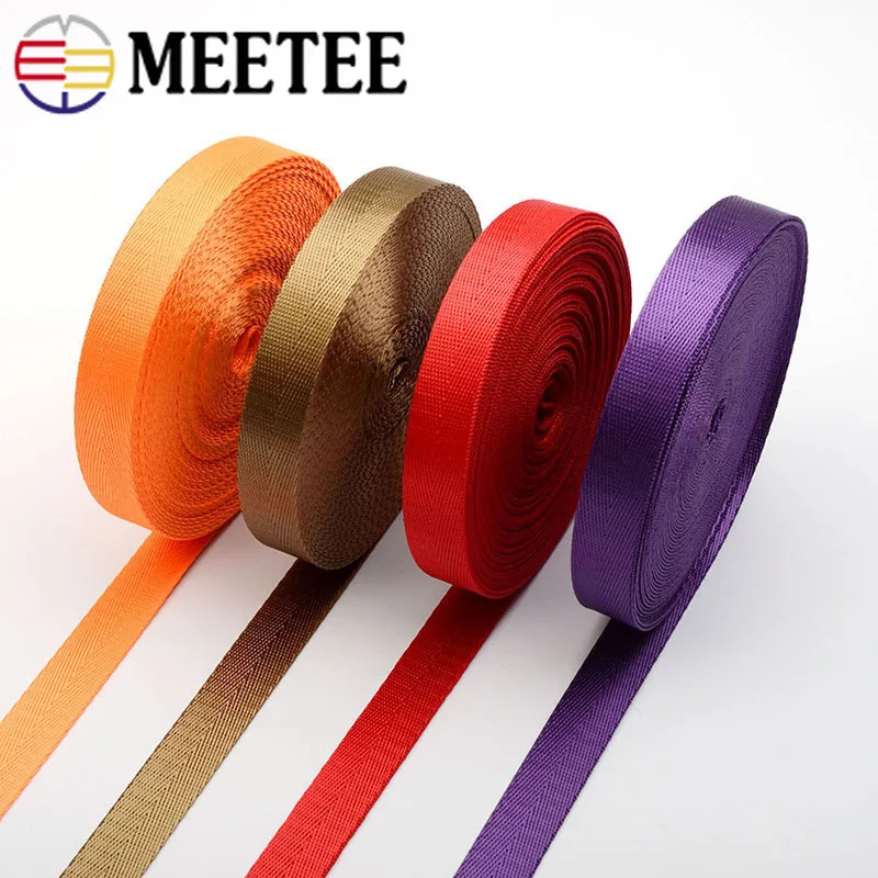 Нейлоновая тесьма Meetee 5 метров 20-50 мм для рюкзаков ремней безопасности лент