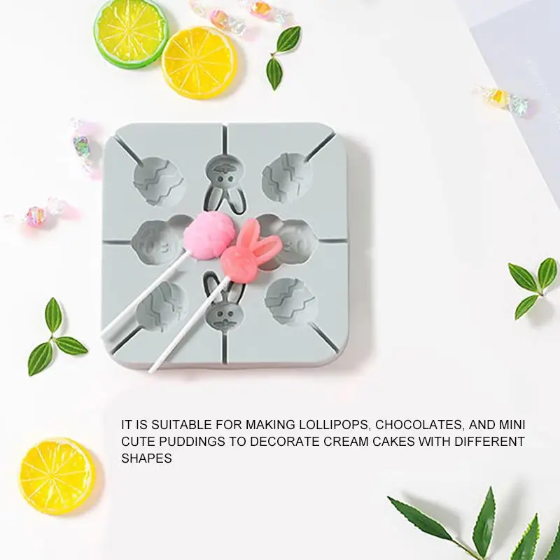 8 отверстий силиконовая форма для выпечки тортов в виде мультяшного героя