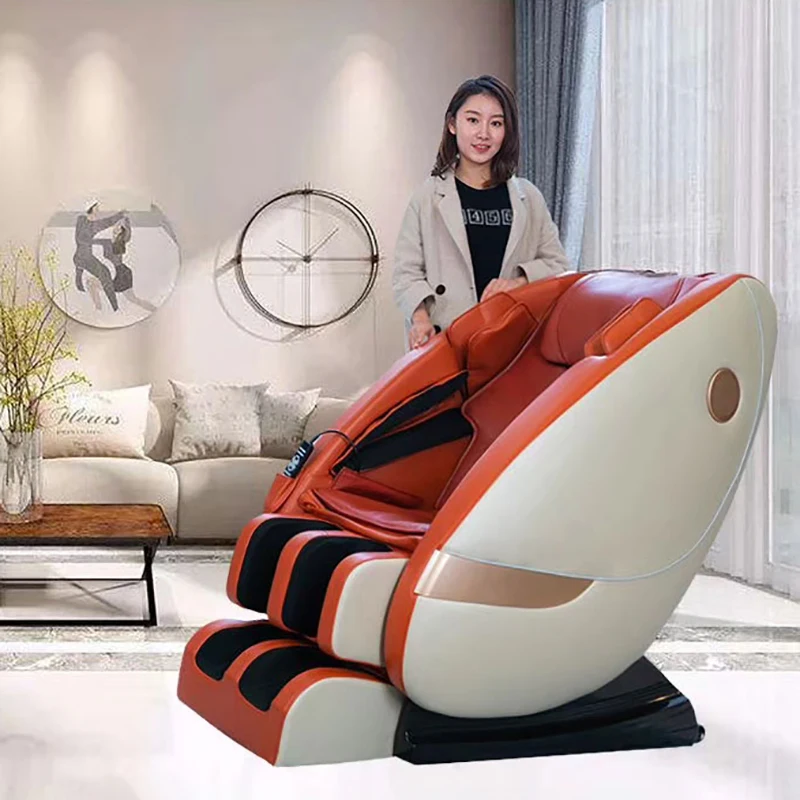 Deluxe Blow Molding Handrail Design Fixed Balls and S Track Full Body 4d Zero Gravity Massage Chair with Music | Красота и здоровье