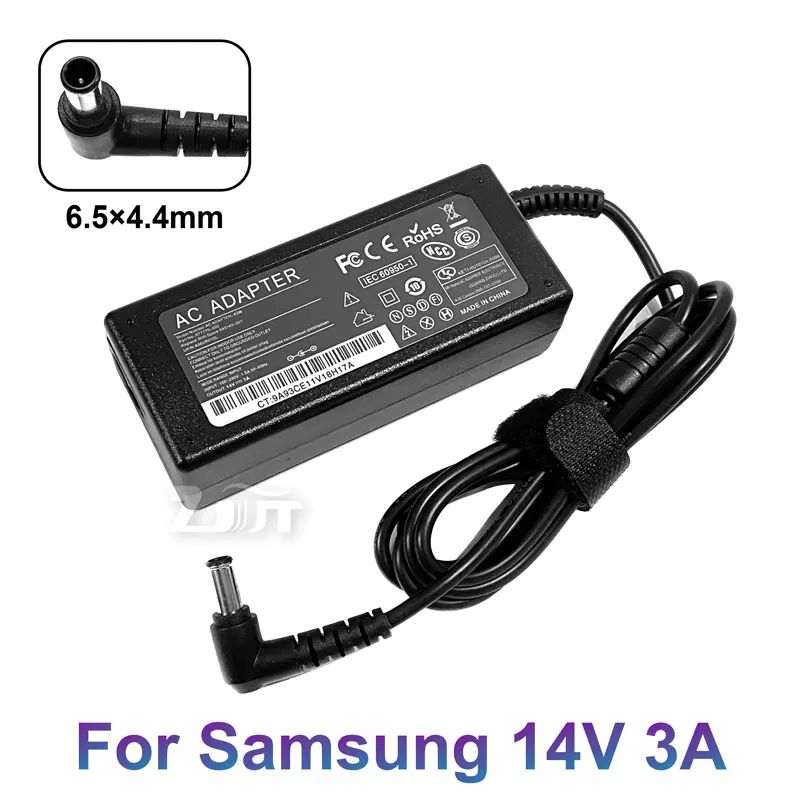 14V 3A 6.0*4.4mm AC Power Charger Adapter Supply Converter For Samsung LCD Monitor AD-2014B PS30W-14J1 S24E390HL S22E360H