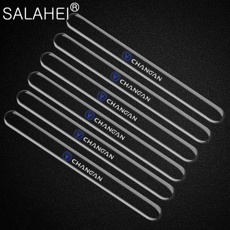 

For Changan CS95 CS85 CS75 CS55 CS35 CS15 2018 2019 2020 EADO Car Door Anti-Collision Protector Bumper Strip 6PCS (Transparent)