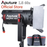 aputure ls 60x studio led video light bi color 2700k 6500k 80w portable outdoor lighting spotlight for photography video movie