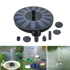 Мини-фонтан на солнечной батарее, фонтан для бассейна плавающий на пруду, для птичьей ванны, патио, пейзажа, украшения сада