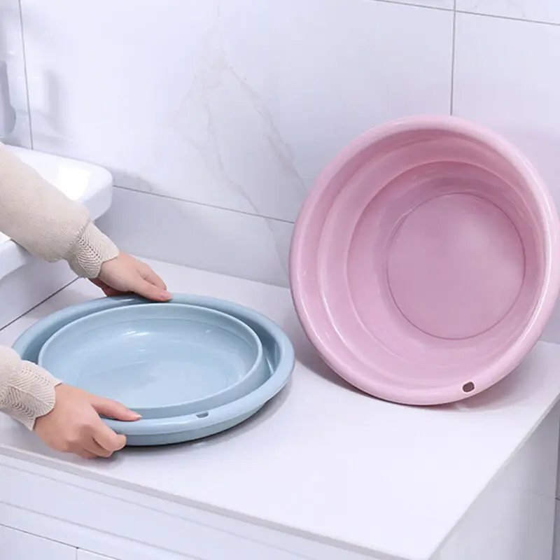 Faroot Potable Collapsible Wash Basin Folding Camping Caravan Space Saver Up Bowl Washtub Kitchen Bathroom Tool Basins | Дом и сад
