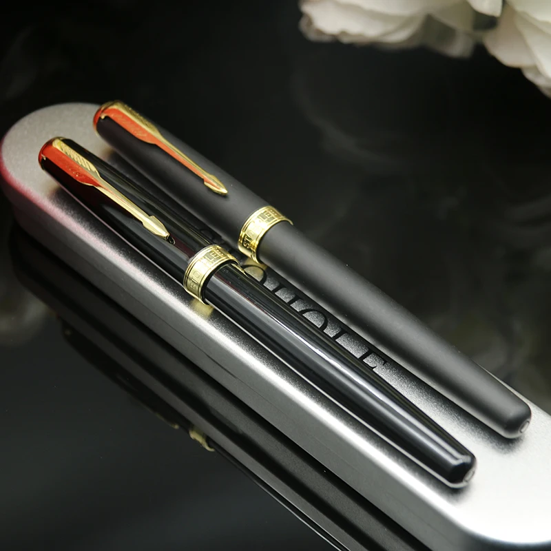 Ручка + коробка Металлическая Ручка-роллер четырнадцать линий стихов