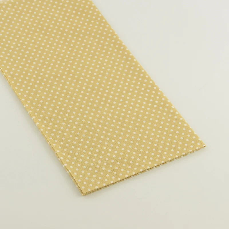 100% хлопок ткани Текстиль для дома ткань Вышивание Tecido Тильда свет в белый горошек