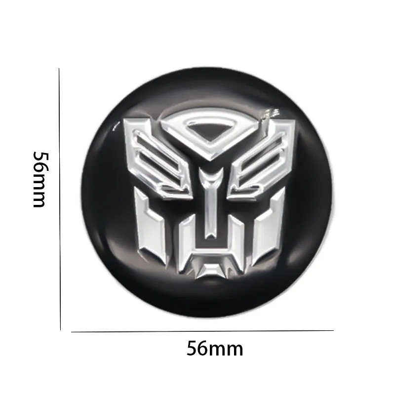 

Auto Parts 4pcs 56mm Wheel Center Sticker Cover Wheel Hub Logo Sticker Cover Transformers-LOGO Car Modification Sticker