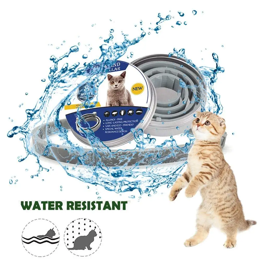 Ошейник для кошек противоблошиная фотолампа внешняя Ранняя защита на 8