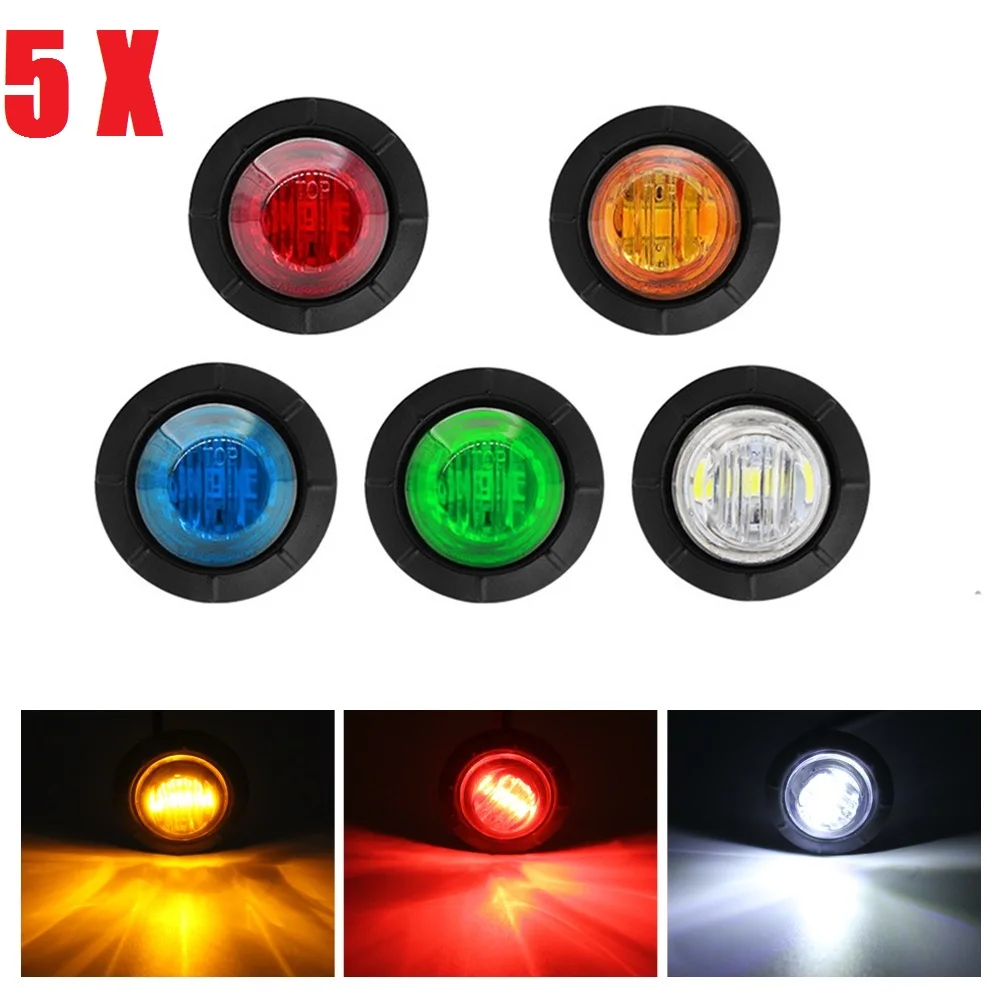 5 шт. 3 светодиодный боковой габаритный фонарь автомобильная сигнальная лампа DC 12