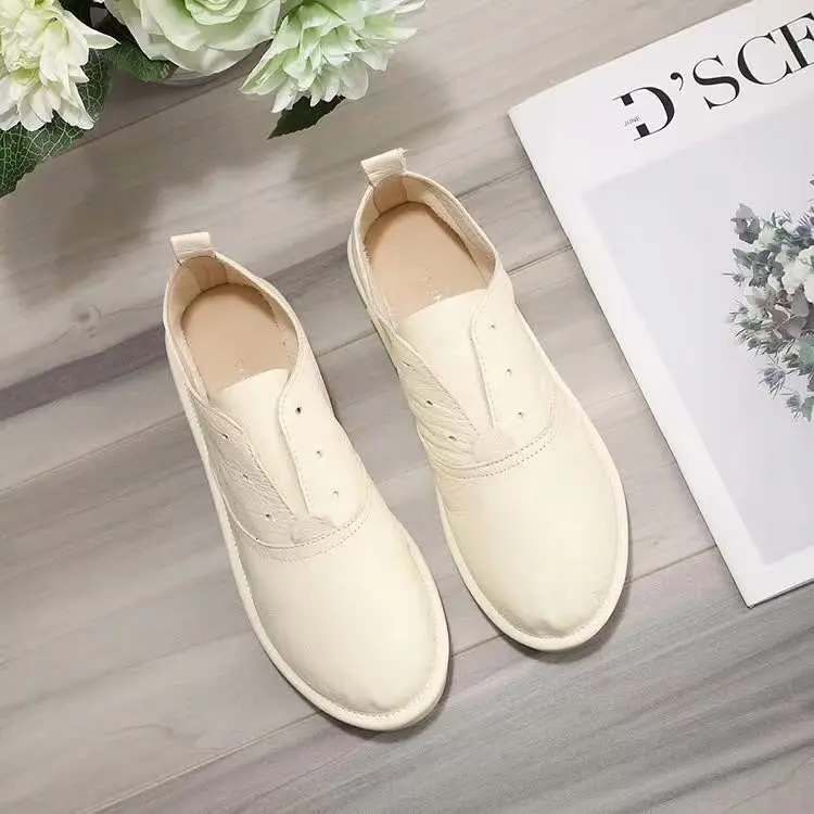 Женская обувь на плоской подошве коллекция 2019 года женская повседневная из