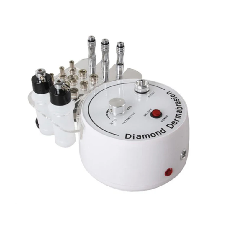 Dropshipping 3 In 1 Dermabrasion Diamond Machine With Sprayer Vacuum For Mottle Spot Removal Microdermabrasion Facial Device