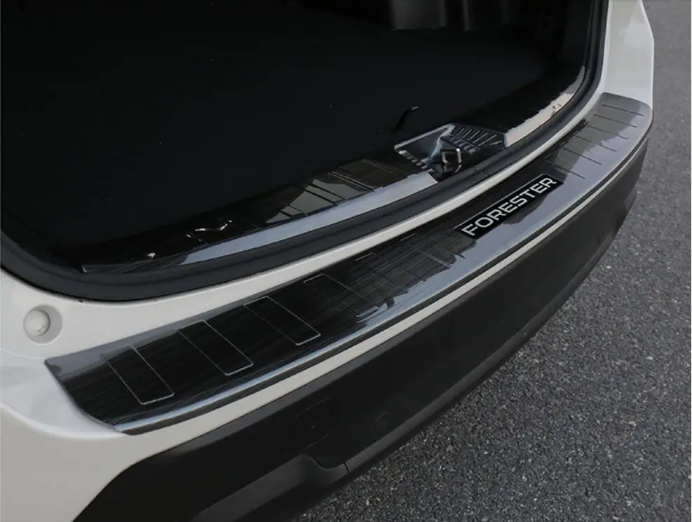 Накладка на порог задней двери автомобиля защита для входной шаг груза Subaru Forester