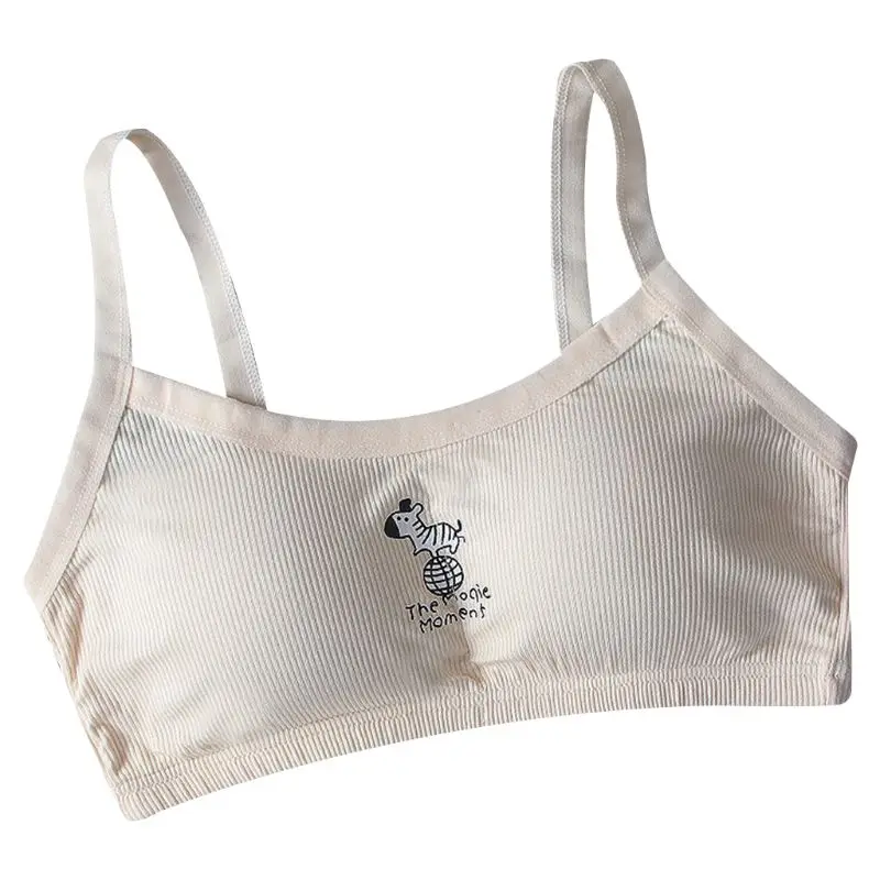 Студенческий спортивный бюстгальтер на бретельках для девочек Нижнее белье с