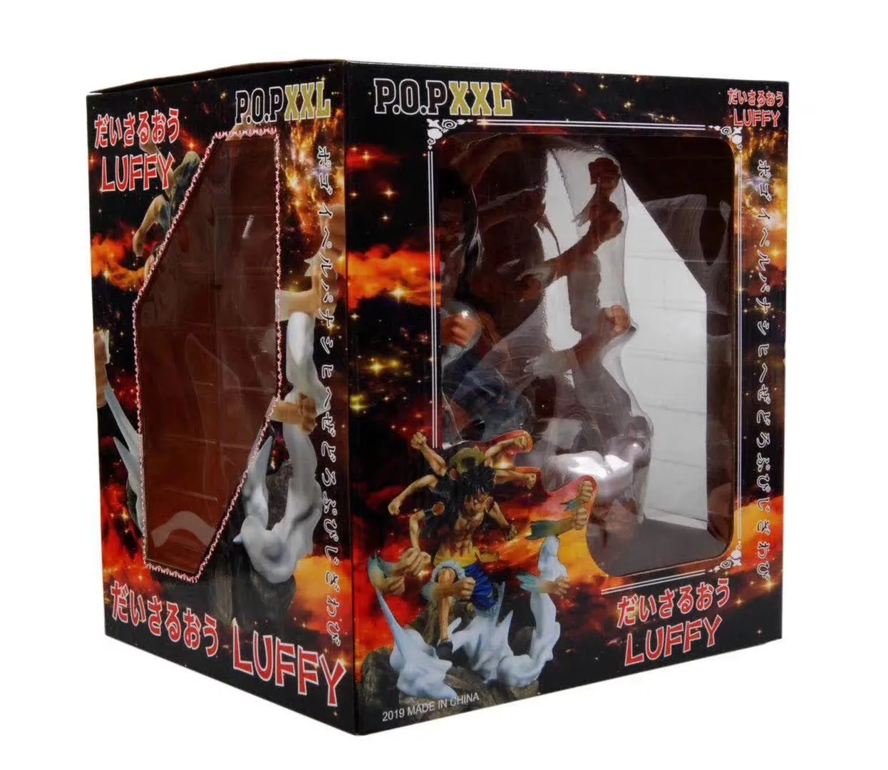 

Action Figure Luffy One Piece PVC Anime Collection Model Toy Gear Fourth Monkey D Luffy POP XXL Gift for Kids