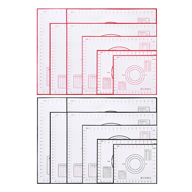 

Knead Dough Mat Silicone Baking Mat Pizza Dough Pastry Kitchen Baking Devices Kneading Pad Accessories