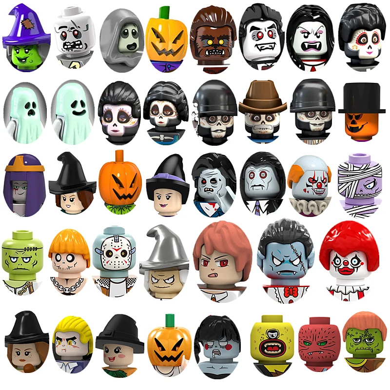 Детали для сборки фильма &quotКот&quot голова Werewolf клоун ведьма монстр призраки тыква