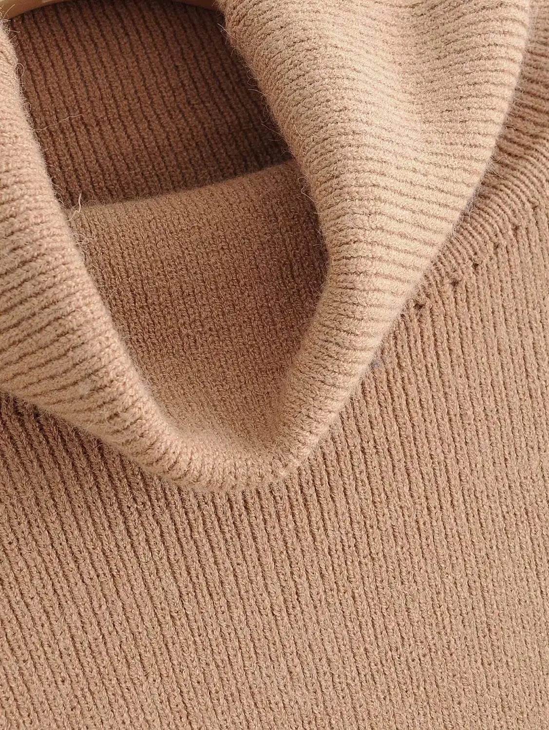 Женская Весенняя Осенняя однотонная водолазка свитер женский свободный пуловер