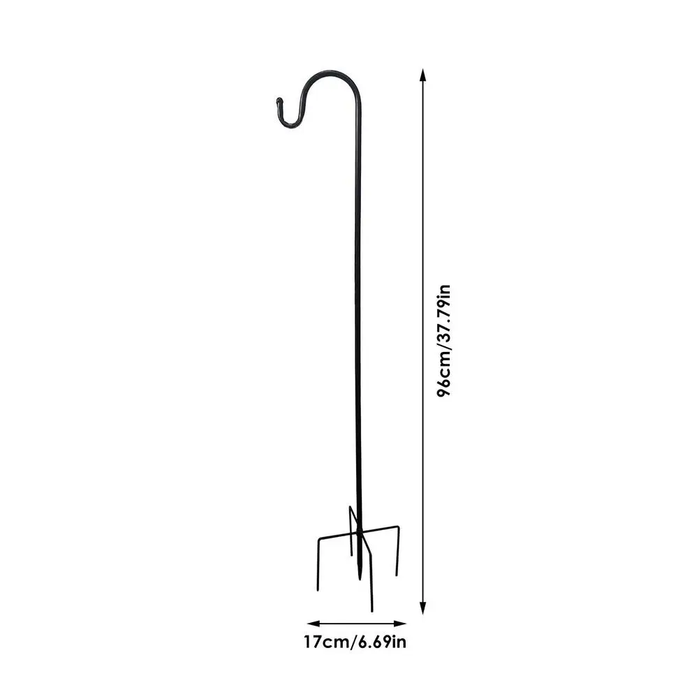 

Shepherd Hook with 5-Claw Base Adjustable Crook Decoration