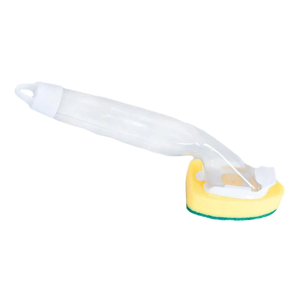 

Dish Wand Sponge Soap Dispensing Brush Kitchen Sink Pan Pot Cleaning Brush
