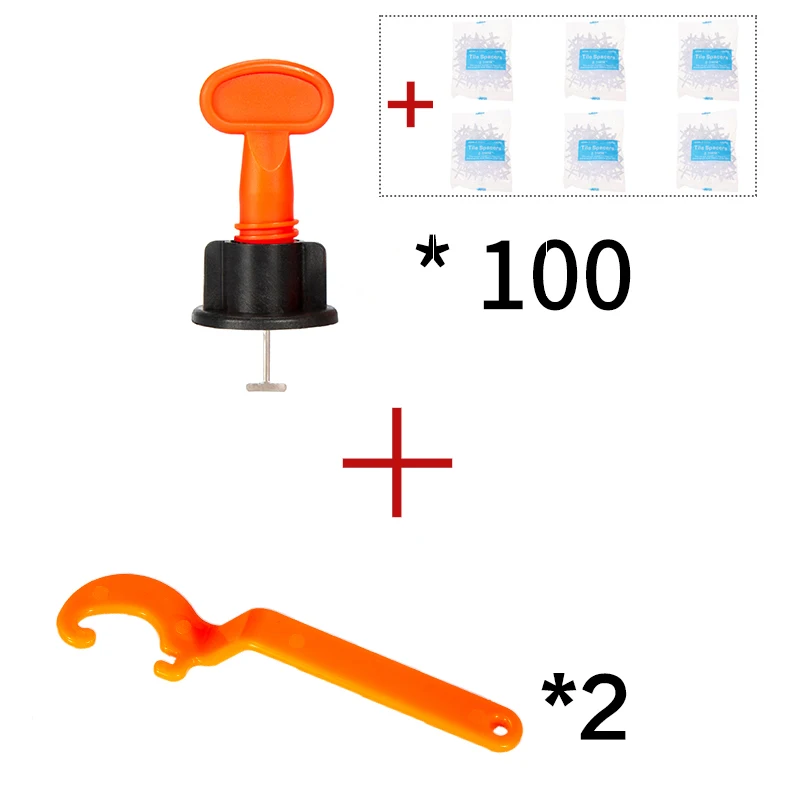 Система выравнивания плитки 50 шт. инструменты для укладки пола - купить по