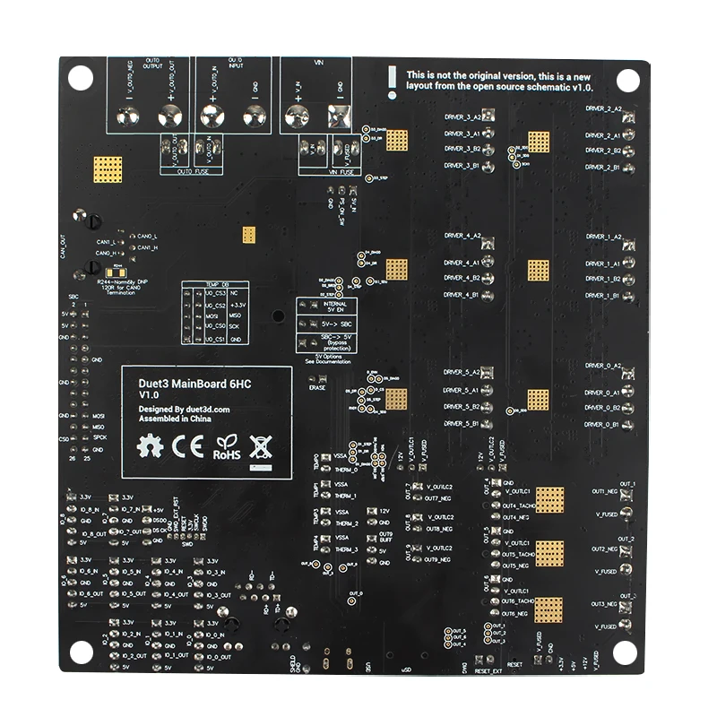 Материнская плата Duet 3 6HC 32 бит электронная обеспечивающая Ethernet-подключение для 3D