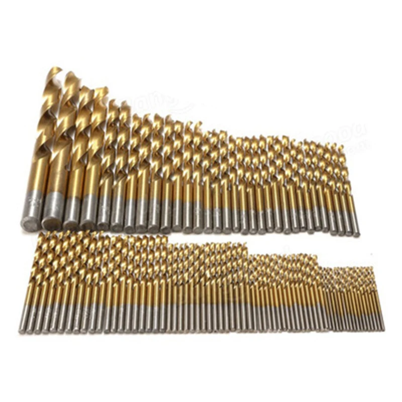 

99pcs Drill Bit Set High Speed Steel Coated Step Quick Change 1.5mm-10mm Shank