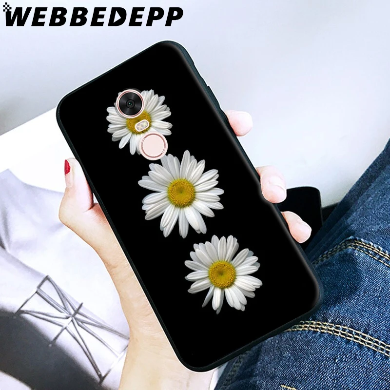 Cute Daisy Flower Soft Case for Xiaomi Redmi 5 Plus 4A 4X 5A 6A 7A 8A S2 Note Prime 6 7 8 Pro 8T Cover |