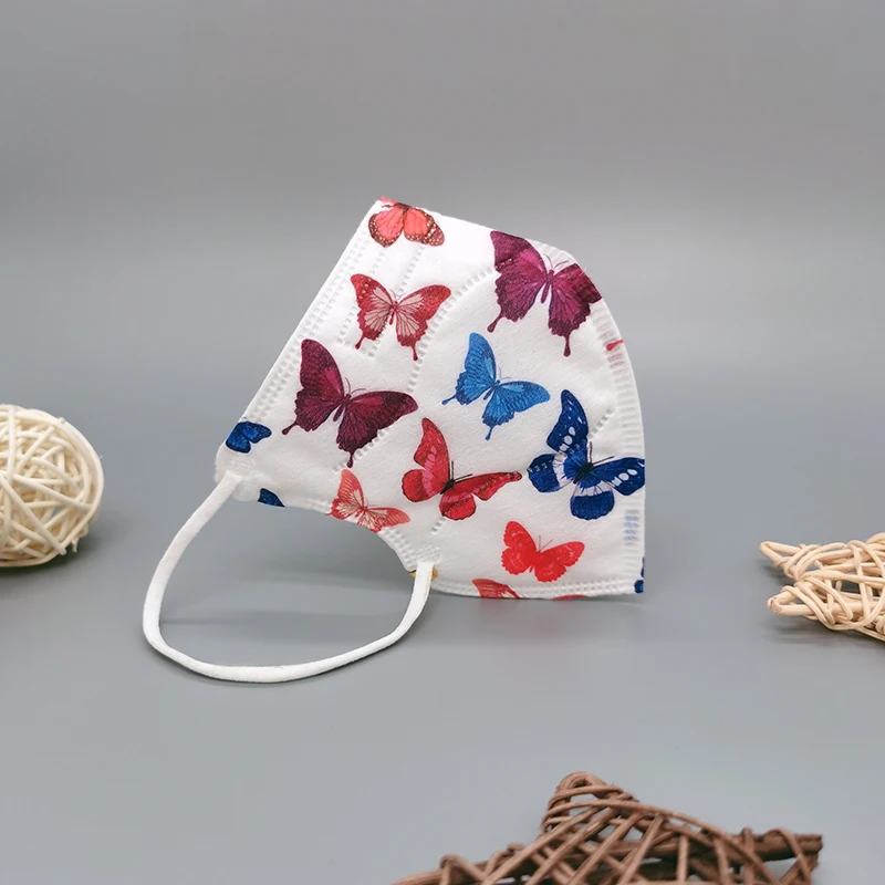 Детская маска детская Толстая 5-слойная противотуманная защитная FFP2 для рта