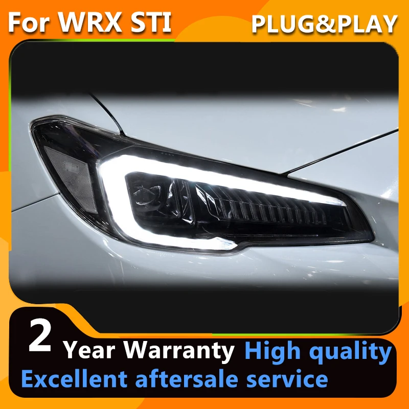 

Head Lamps For Subaru WRX STI 2014-2020 Headlights LED DRL Running LED Dynamic Turn Signal LED Distance Lamp Assembly