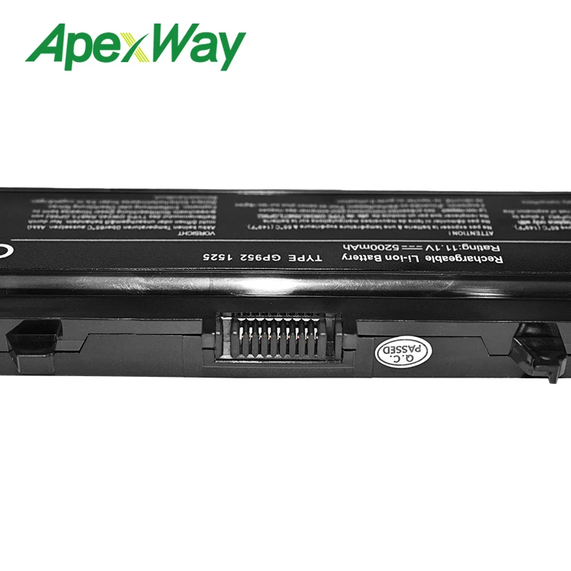 ApexWay ноутбук Батарея для Dell Inspiron 1525 1526 HP277 HP287 HP297 M911G GW241 GW240 1545 1546 C601H CR693 D608H GP952