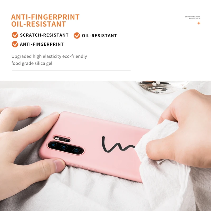 Оригинальный чехол для телефона Huawei P30 Pro жидкий силиконовый защитный P30Pro мягкий