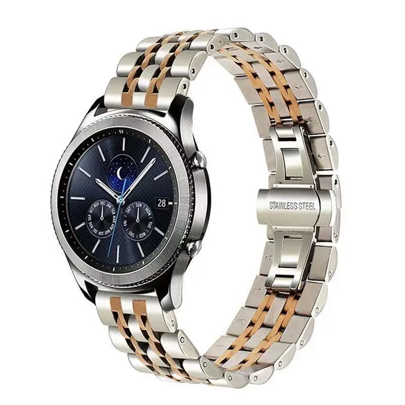 Quick Release Metal Watchband For Samsung Galaxy Watch 46mm SM-R800 Band Stainless Steel Strap For Samsung 42 SM-R810 Wristband