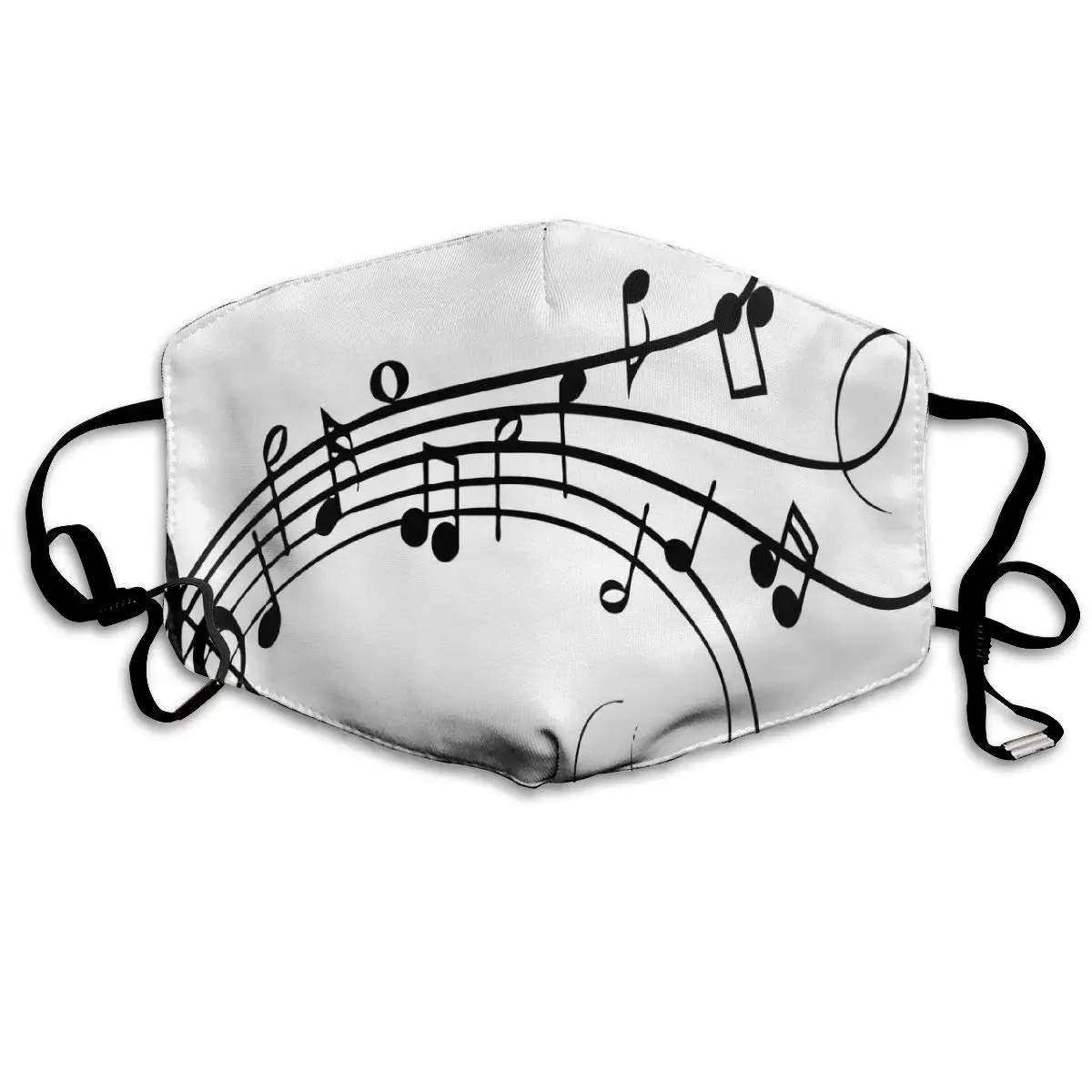 

Маска для лица с музыкальными нотами, лидер продаж, велосипедная Лыжная маска с полулицевой петлей для мальчиков