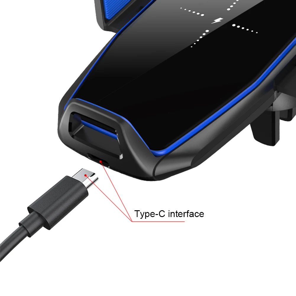 Автомобильное беспроводное зарядное устройство 15 Вт для iphone 11 pro Xs Xr X