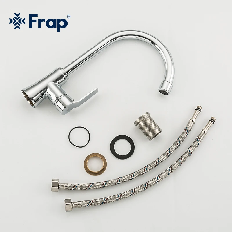 Кухонный Смеситель Frap F40563 латунный кран с поворотом на 360 градусов одно отверстие