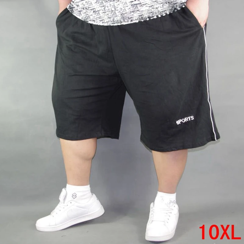 Мужские шорты размера плюс 8XL 9XL 10XL талия 142 см летние большие эластичные