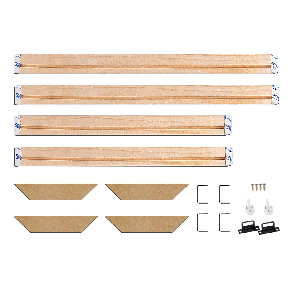 

DIY Wooden Photos Frame Kit Wood wall picture Frame Decoration For Canvas Diamond Painting Stretcher Strip Bar Oil DIY Art Decor