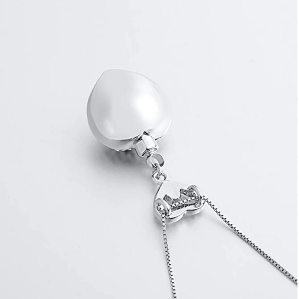 Америксун ожерелье для праха Мемориал кремации ювелирные изделия Голубое сердце