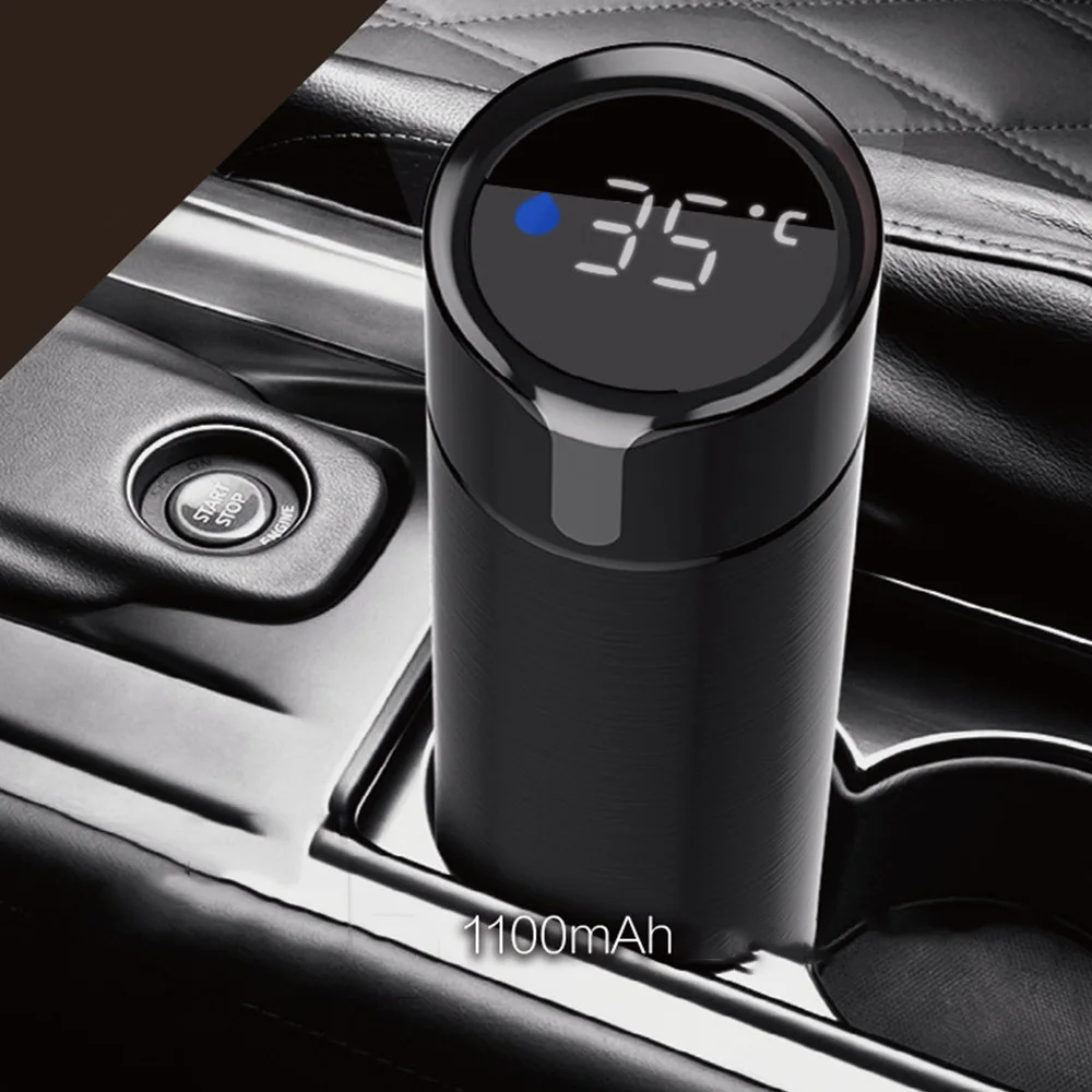 Стеклянная колба с крышкой и умным цифровым дисплеем емкостью 420 мл | Дом сад