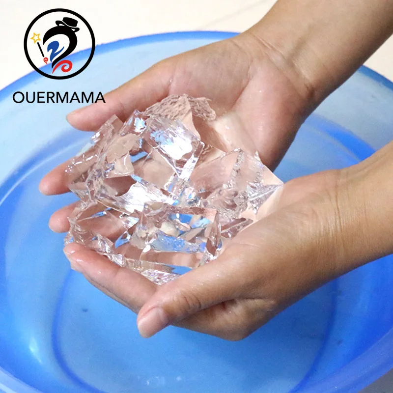 2 мешка магический трюк льда от воды магия Крупным планом Волшебная забавная