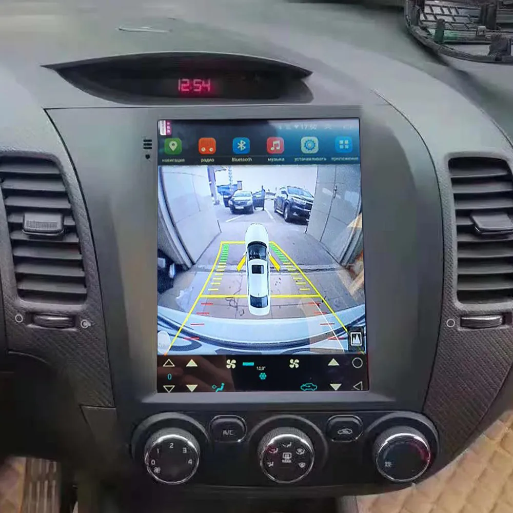 Автомагнитола 2 din для Kia Cerato 3 2013 2014 2015 2017 с экраном в стиле Tesla радио