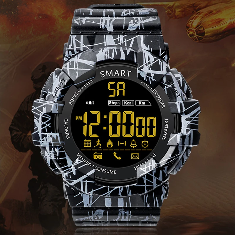 Смарт часы EX16C водонепроницаемые с дистанционным управлением фитнес Bluetooth трекер