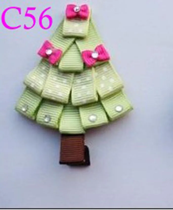 free shipping A group 24pcs Christmas feather hair bows Candy Cane Bow Santa Hair clip Reindeer Headband layered corker | Аксессуары для