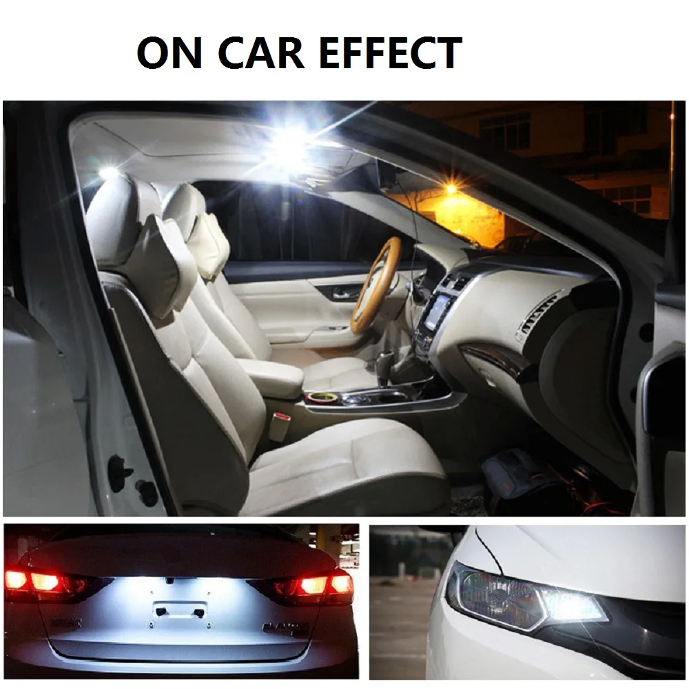 10 светодиодный т. Автомобильные светодиодные лампы T10 W5W для Renault Megane 2 3 1 Duster Clio 5