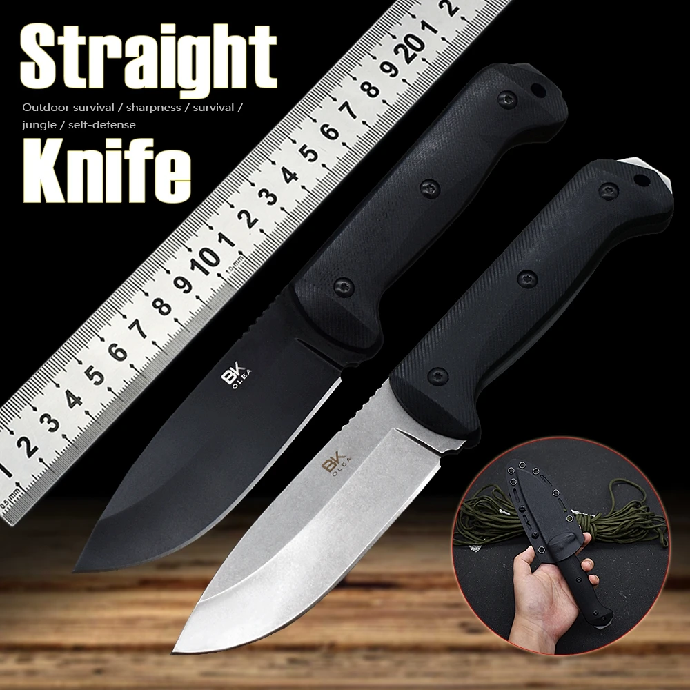 D2 прямой нож G10 EDC клинок для выживания на природе самооборона инструмент