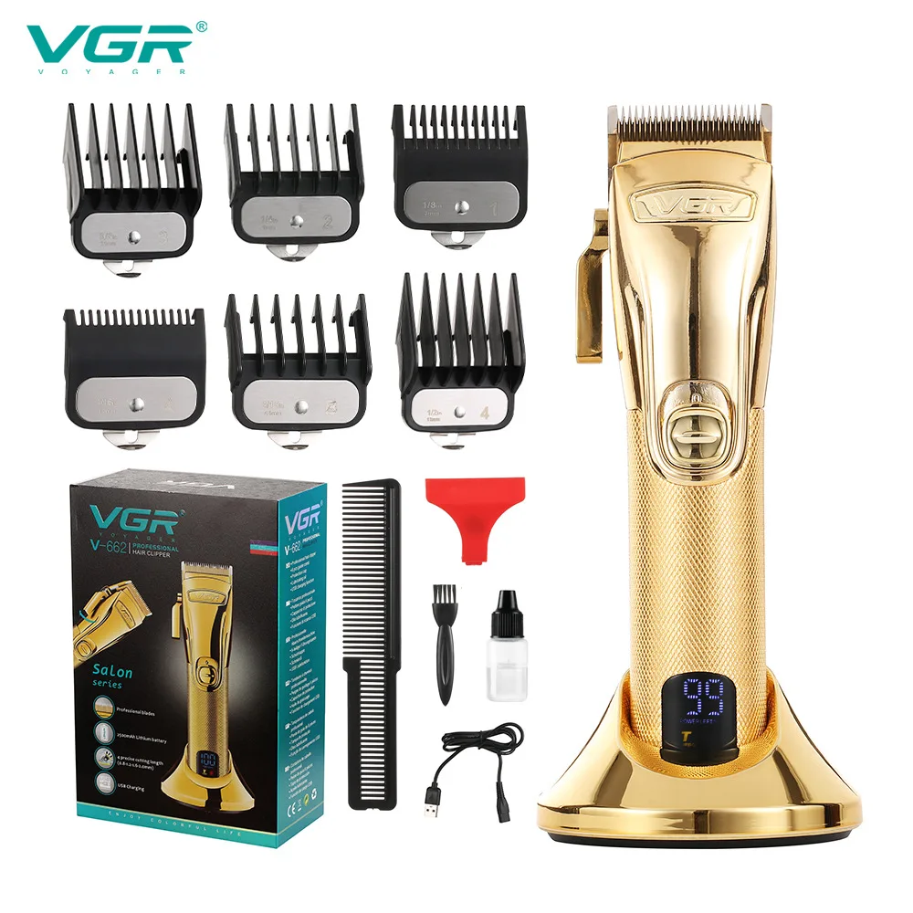 

VGR V-662 Electric hair clipper Professional trimmer electric shaver men razor Nose trimmer Men Hair Cutting Machine Low Noise