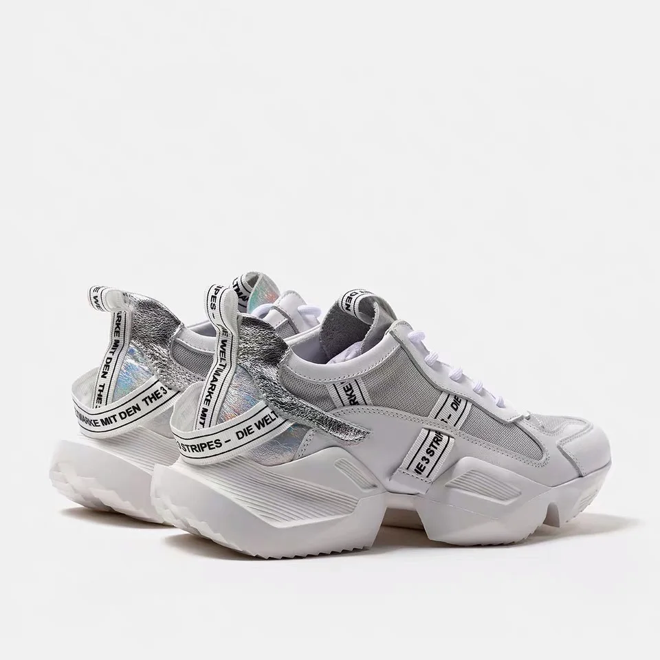 Новые модные повседневные ботинки с массивным каблуком на платформе для мужчин