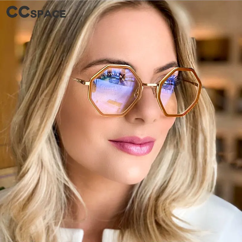 48160 пластиковые титановые оправы для очков многоугольные ультралегкие ретро