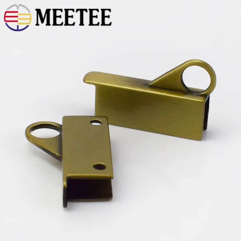 Металлические пряжки для сумки Meetee аксессуары рукоделия кожаные ремесленные 2/5